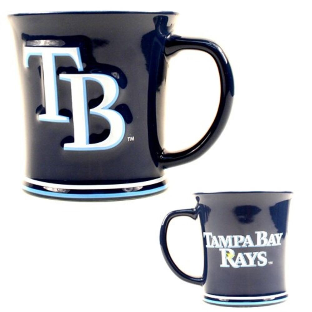 MLB Tampa Bay Rays 15oz Mug Ceramic (1) Cup Baseball Retro Coffee Logo New